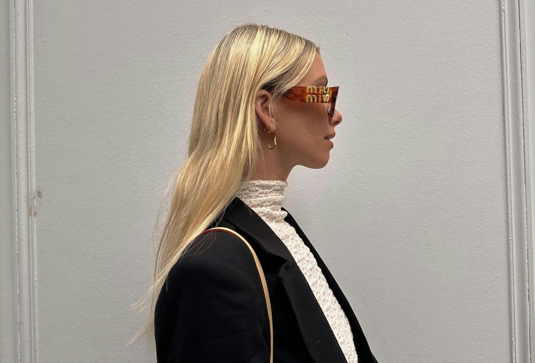 Lisa Danielle Smith wearing Miu Miu 11WS sunglasses