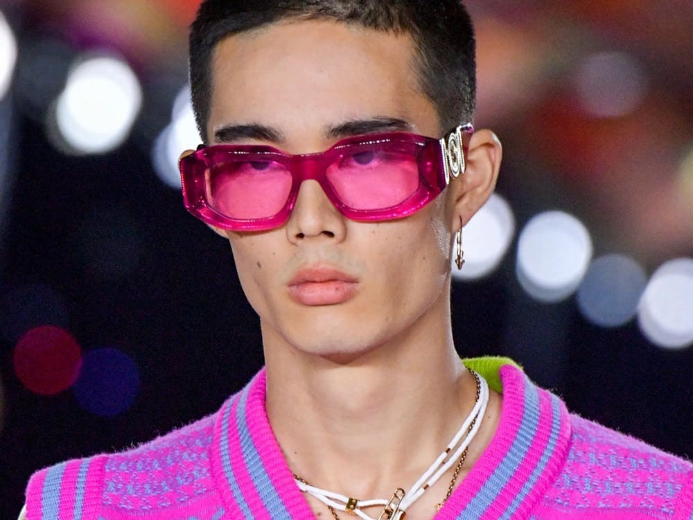 Colourful runway sunglasses