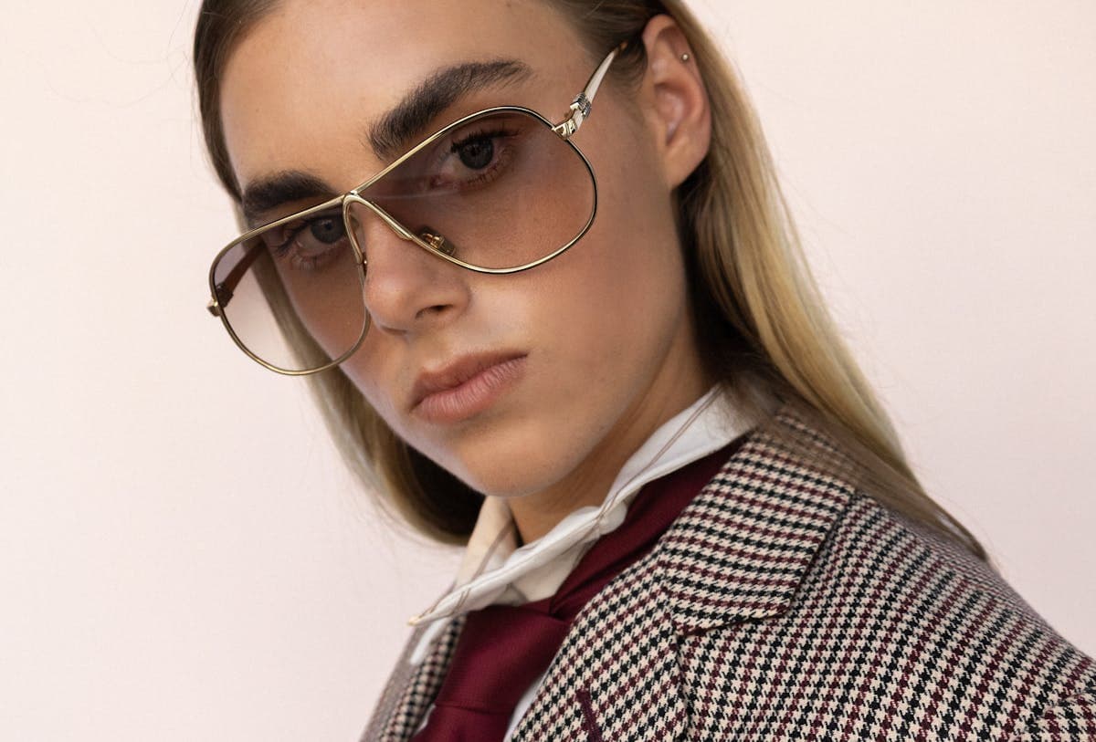 Miu Miu metal aviator sunglasses