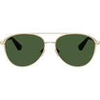 BE3157, Light Gold/Dark Green Lenses
