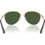 BE3157, Light Gold/Dark Green Lenses