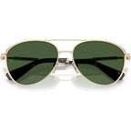 BE3157, Light Gold/Dark Green Lenses