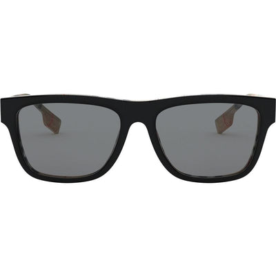 BE4293, Top Black and Vintage Check/Grey Lenses