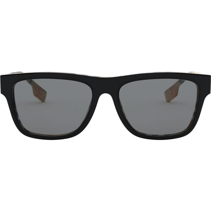 BE4293, Top Black and Vintage Check/Grey Lenses
