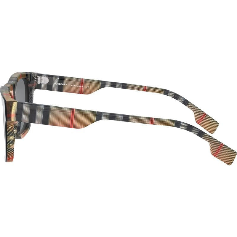 BE4293, Top Black and Vintage Check/Grey Lenses