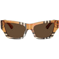 BE4441U, Check Sand/Dark Brown Lenses