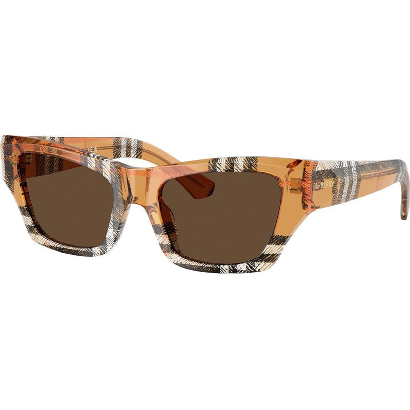 BE4441U, Check Sand/Dark Brown Lenses