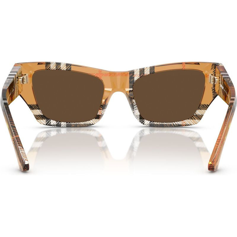 BE4441U, Check Sand/Dark Brown Lenses