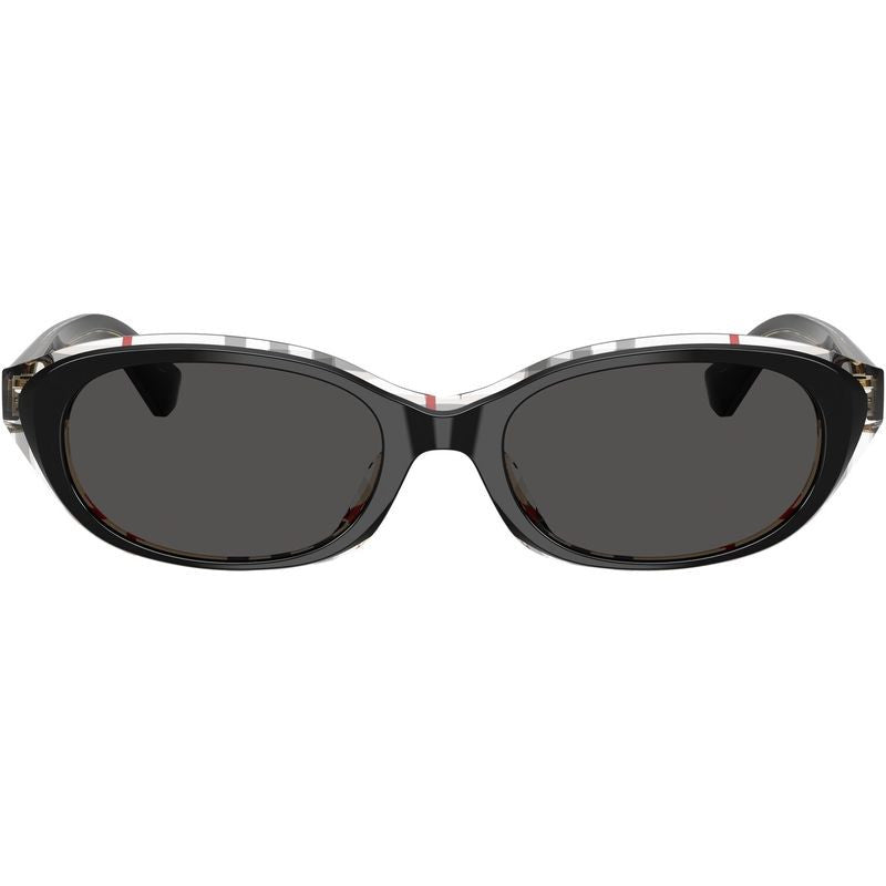 BE4447D, Top Black Vintage Check/Dark Grey Lenses