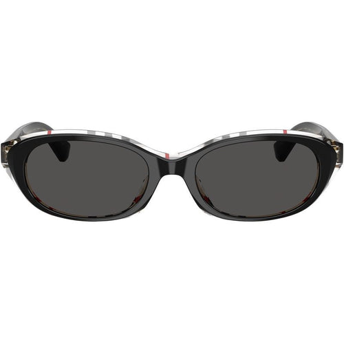 BE4447D, Top Black Vintage Check/Dark Grey Lenses