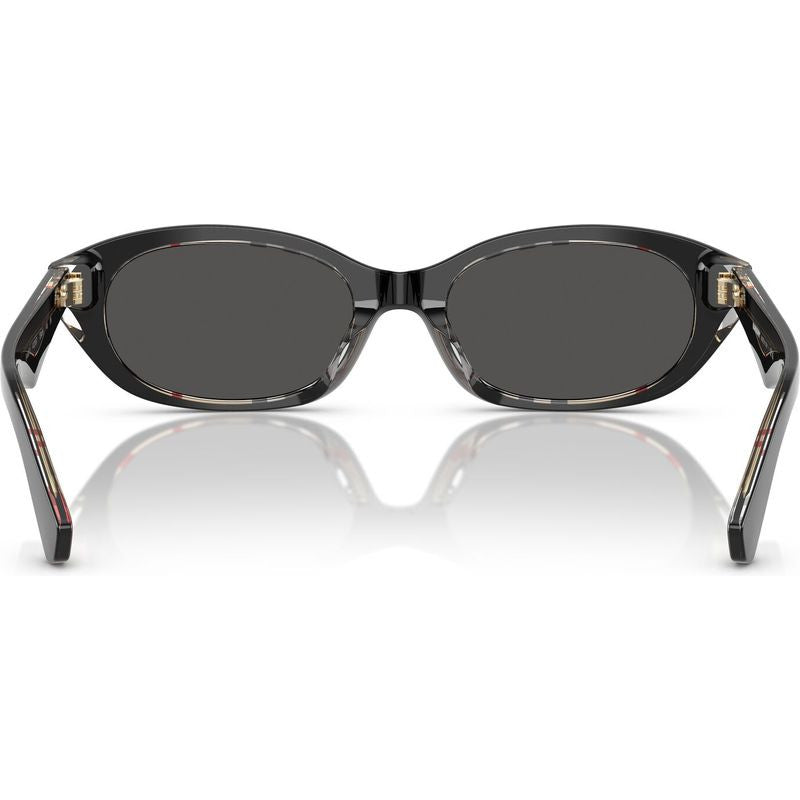 BE4447D, Top Black Vintage Check/Dark Grey Lenses