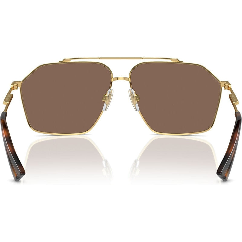 DG2303, Gold/Dark Brown Lenses