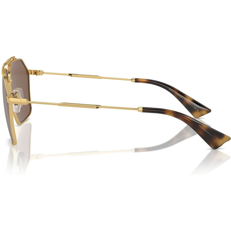 DG2303, Gold/Dark Brown Lenses