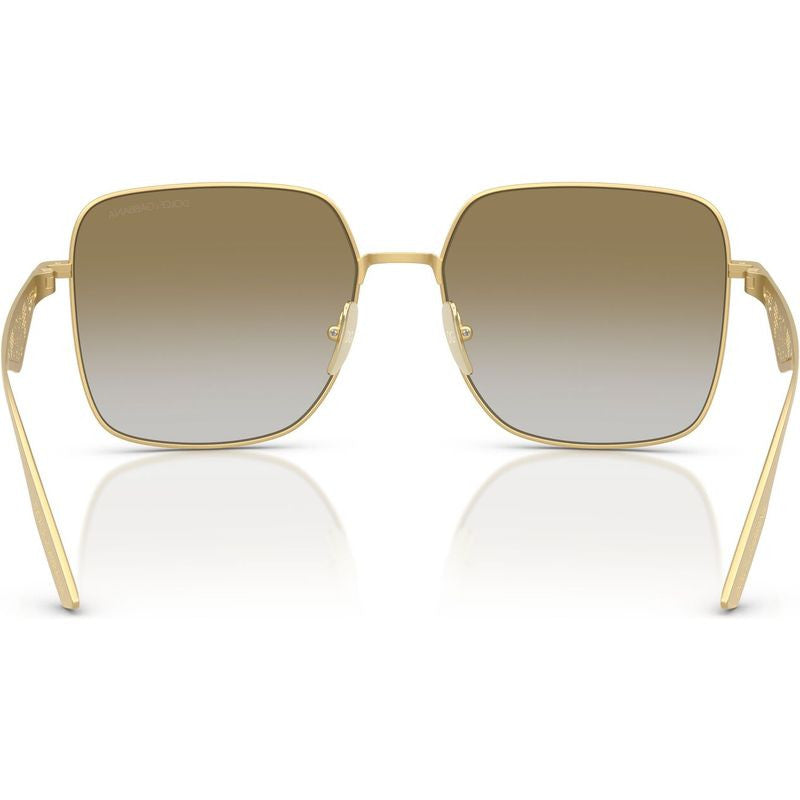 DG2310, Matte Gold/Light Brown Gold Gradient Mirror Lenses