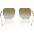 DG2310, Matte Gold/Light Brown Gold Gradient Mirror Lenses