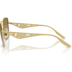 DG2310, Matte Gold/Light Brown Gold Gradient Mirror Lenses