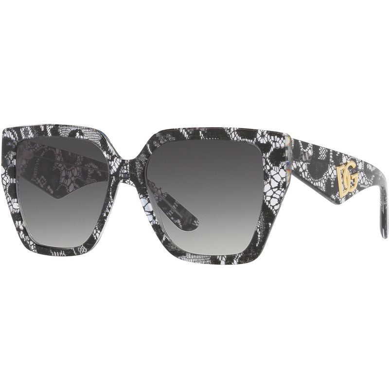 DG4438, Black Lace/Grey Gradient Lenses