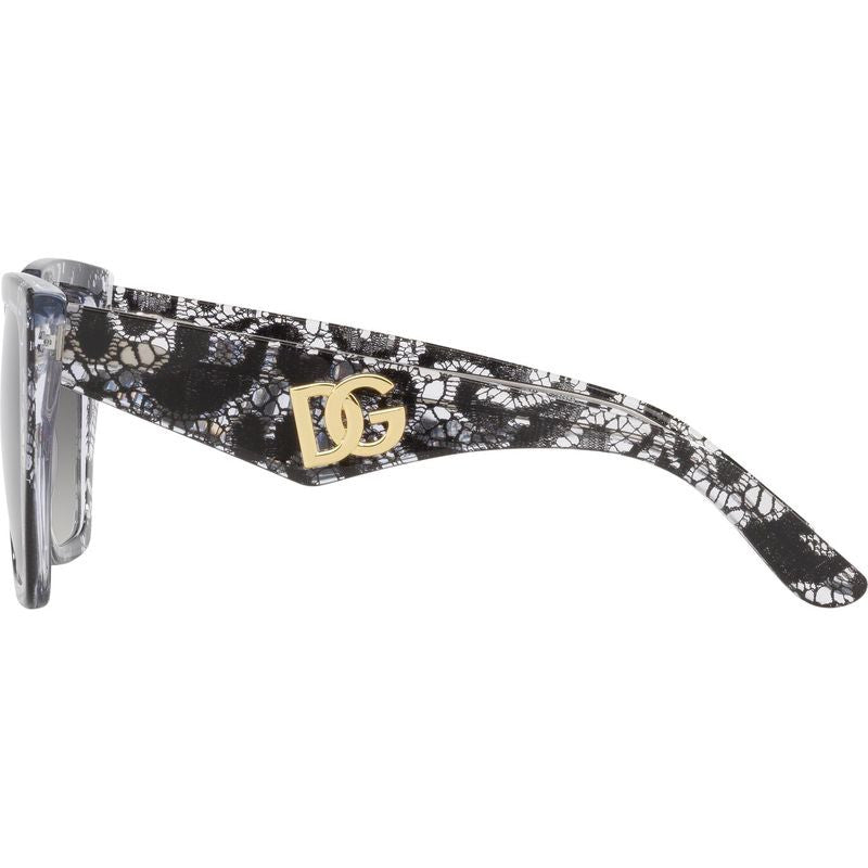 DG4438, Black Lace/Grey Gradient Lenses