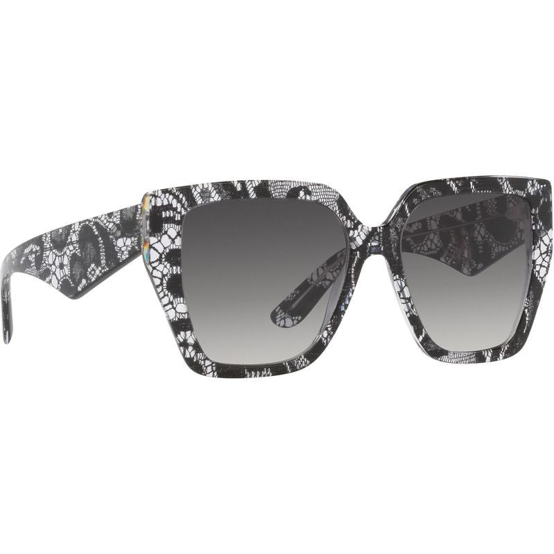 DG4438, Black Lace/Grey Gradient Lenses