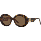 DG4448, Havana on White Barrow/Dark Brown Lenses