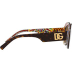 DG4448, Havana on White Barrow/Dark Brown Lenses