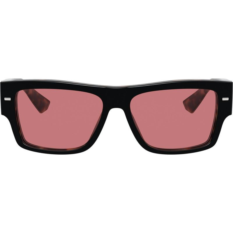 DG4451, Black on Red Havana/Red Tint Lenses