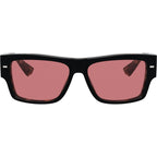 DG4451, Black on Red Havana/Red Tint Lenses