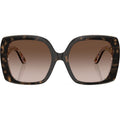 DG4475, Havana and White Barrow/Brown Gradient Lenses
