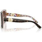 DG4475, Havana and White Barrow/Brown Gradient Lenses
