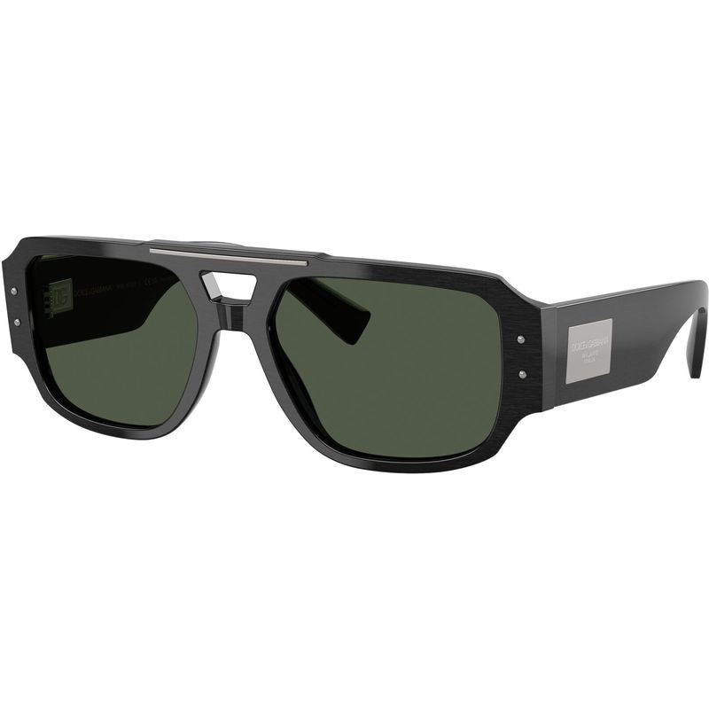 DG4482, Brushed Black/Dark Green Polarised Lenses