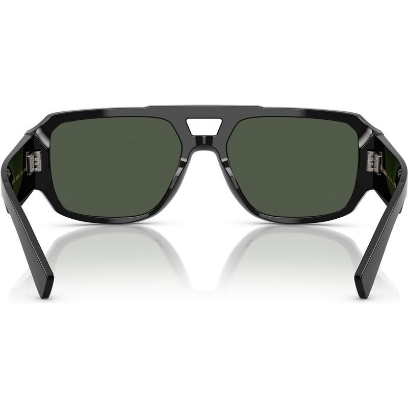 DG4482, Brushed Black/Dark Green Polarised Lenses