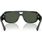 DG4482, Brushed Black/Dark Green Polarised Lenses