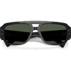 DG4482, Brushed Black/Dark Green Polarised Lenses