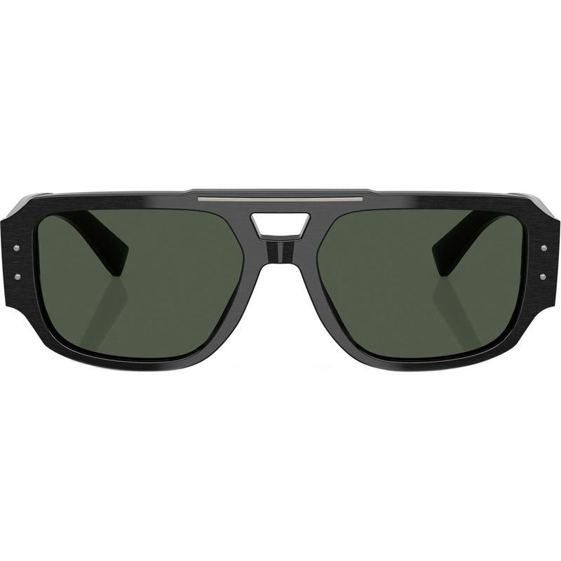 DG4482, Brushed Black/Dark Green Polarised Lenses