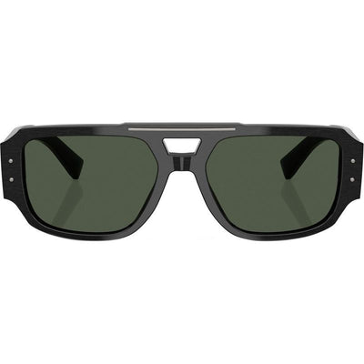 DG4482, Brushed Black/Dark Green Polarised Lenses