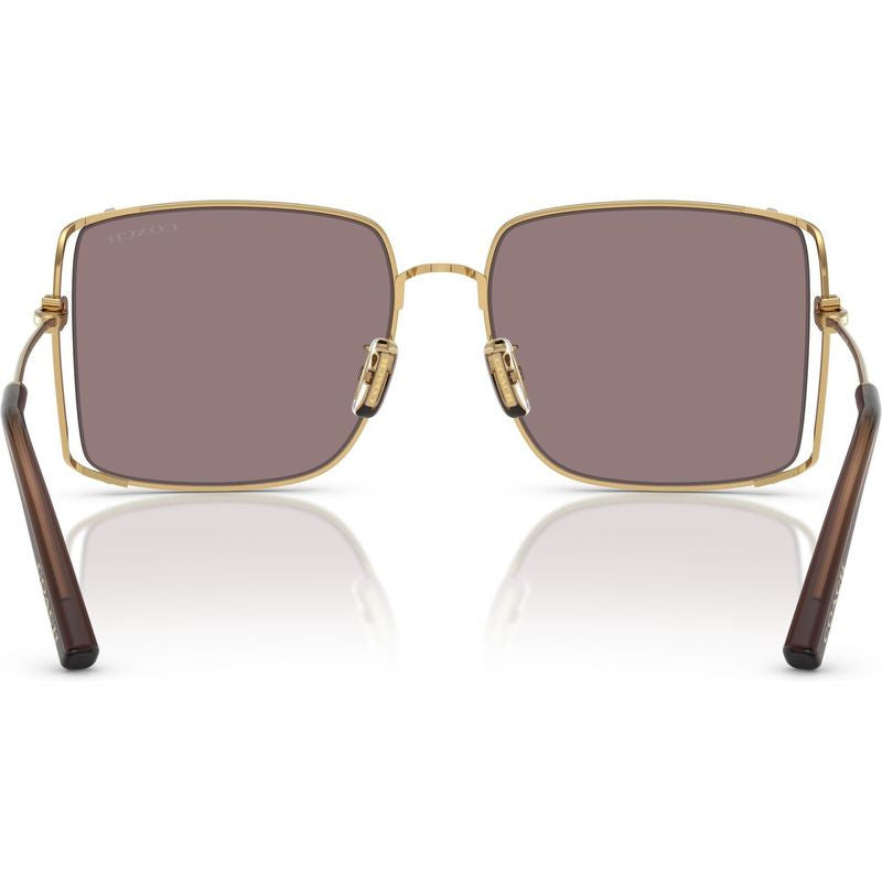 HC7174D, Shiny Gold/Mauve Lenses