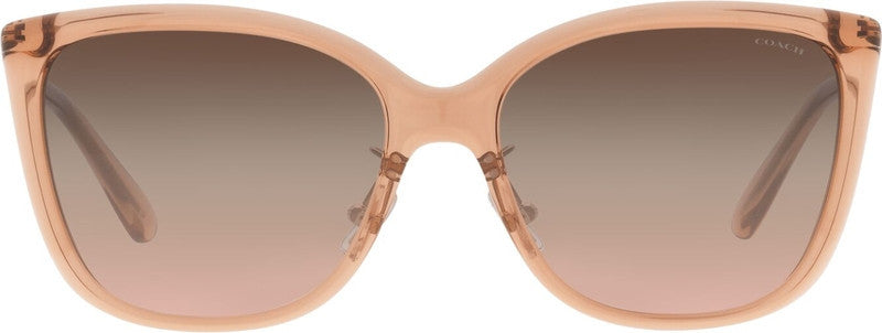 HC8345, Transparent Champagne/Brown Pink Gradient Lenses