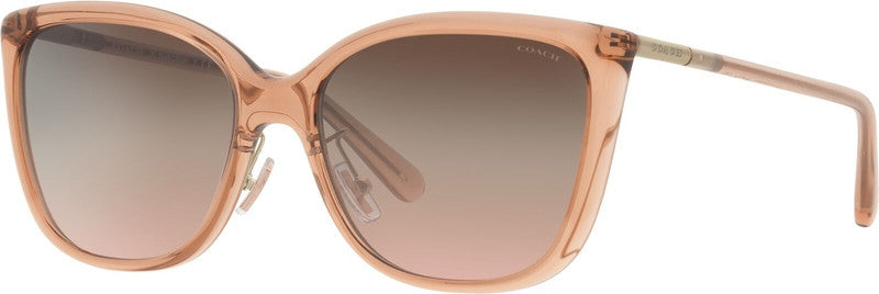 HC8345, Transparent Champagne/Brown Pink Gradient Lenses