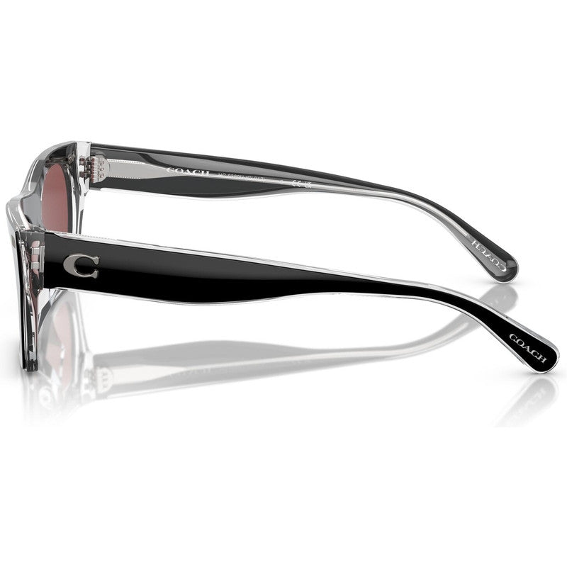 HC8389U, Black and Clear/Violet Lenses