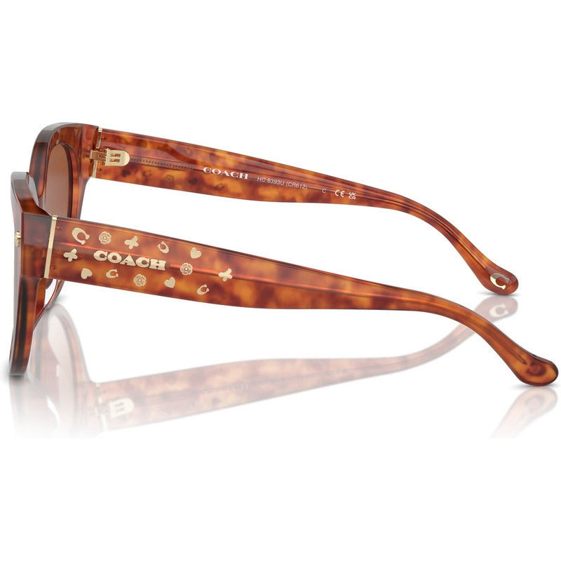 HC8393U, Caramel Tortoise/Brown Gradient Lenses