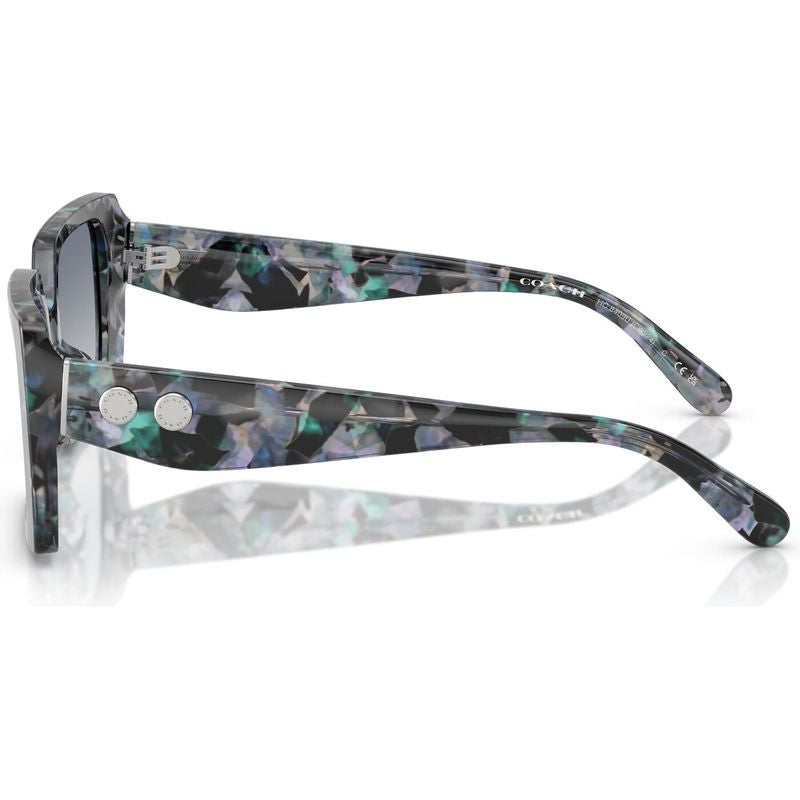 HC8409U, Blue Pearl Tortoise/Blue Purple Gradient Lenses