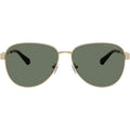 Biarritz MK1160, Shiny Light Gold/Green Lenses 59 Eye Size