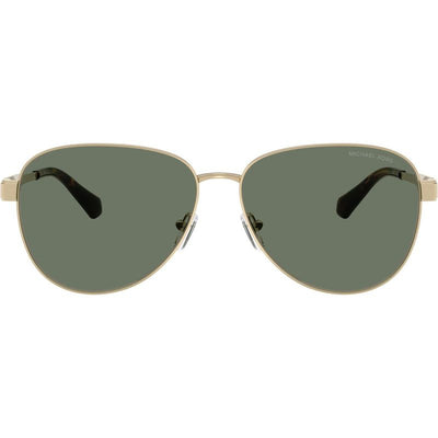 Biarritz MK1160, Shiny Light Gold/Green Lenses 59 Eye Size