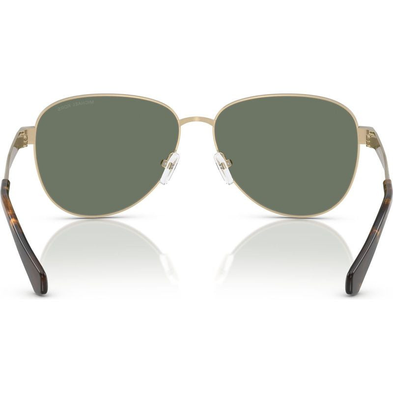 Biarritz MK1160, Shiny Light Gold/Green Lenses 59 Eye Size