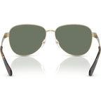 Biarritz MK1160, Shiny Light Gold/Green Lenses 59 Eye Size