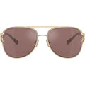 MU52ZS, Pale Gold/Brown Silver Mirror Lenses