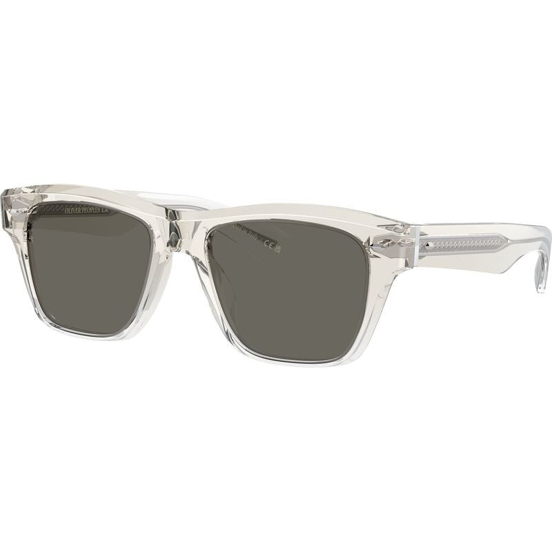 Oliver Sixties Sun OV5522SU, Black Diamond Crystal Gradient/Carbon Grey Glass Lenses