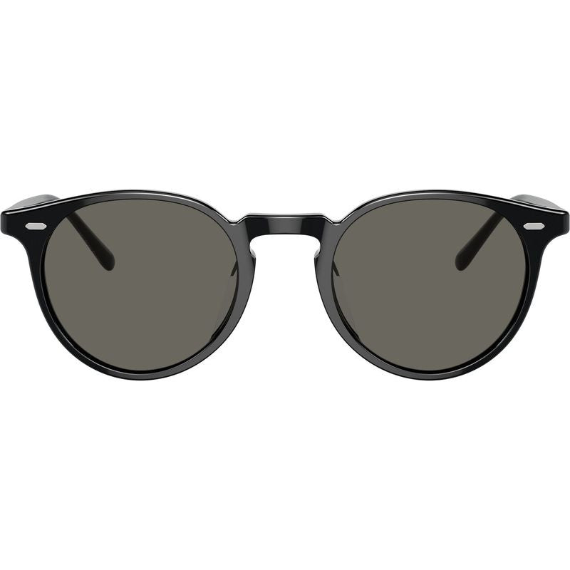 N.02 Sun OV5529SU, Black/Carbon Grey Glass Lenses 48 Eye Size