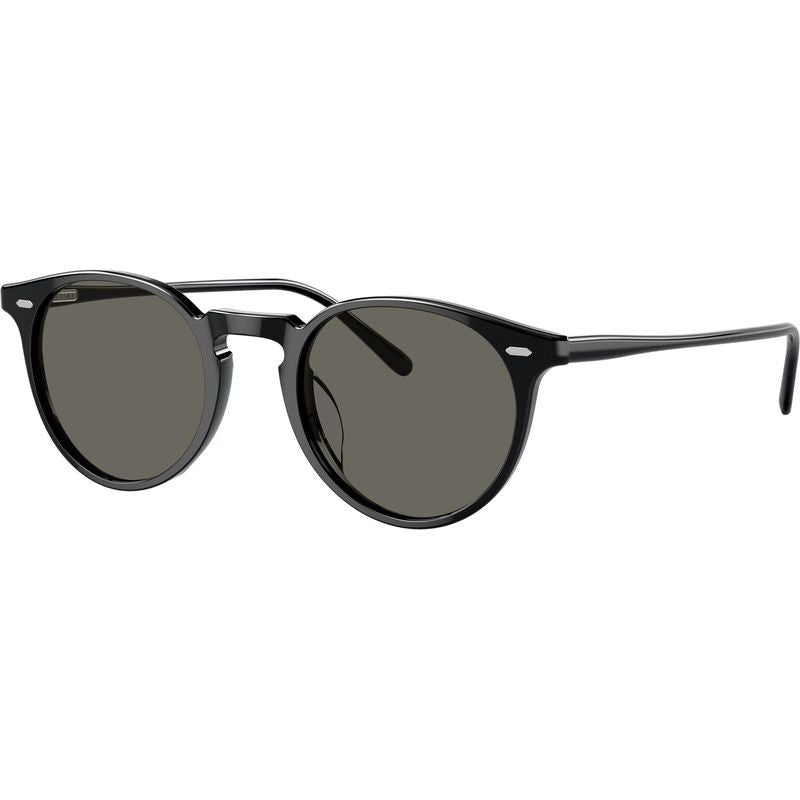 N.02 Sun OV5529SU, Black/Carbon Grey Glass Lenses 48 Eye Size