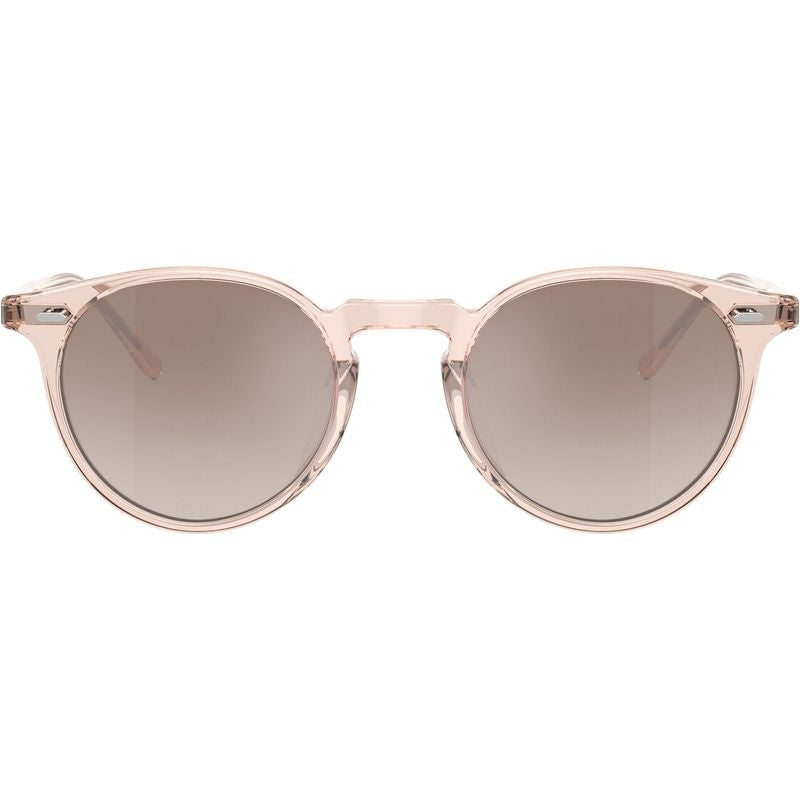 N.02 Sun OV5529SU, Cherry Blossom/Tuscan Brown Gradient Mirror Glass Lenses 48 Eye Size